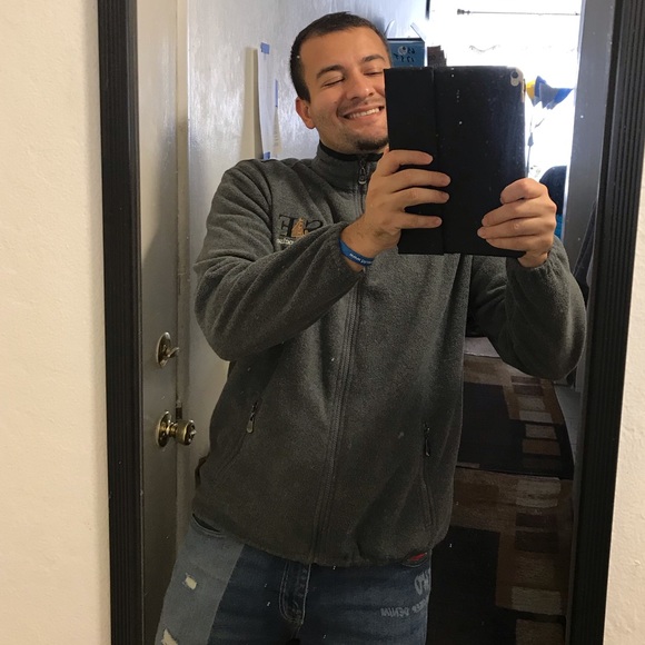 Men’s Zip Up Fleece Jacket - Picture 10 of 10